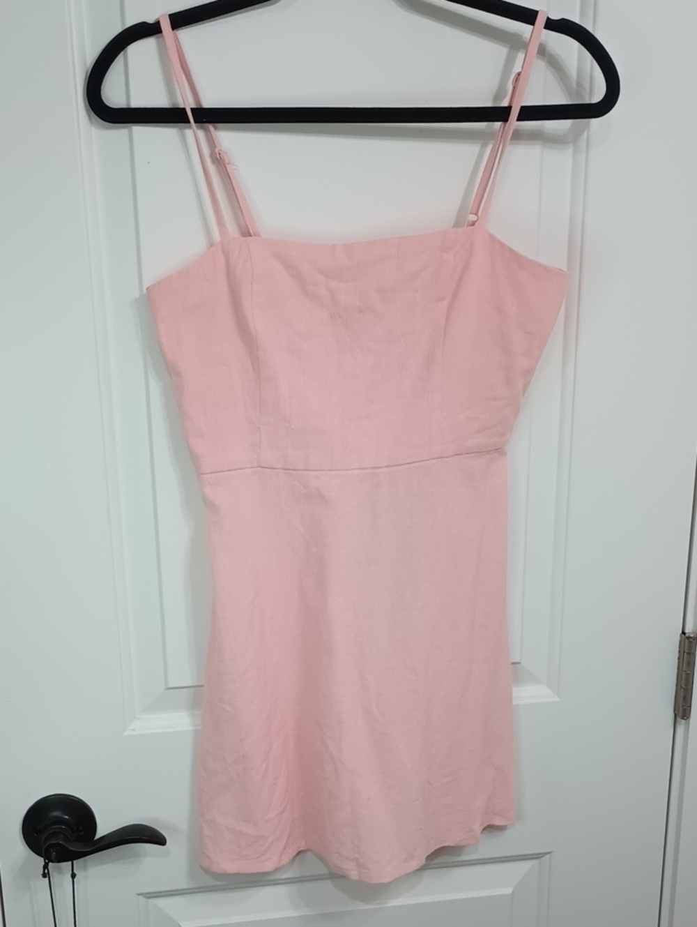 superdown Light Pink Spaghetti-Strap Mini Dress